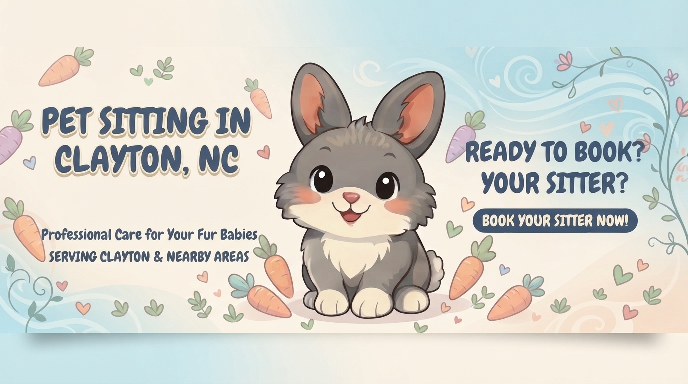 Banner with a bunny